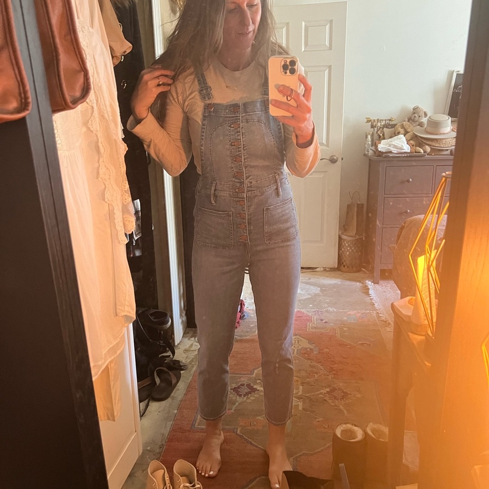 Madewell Button Front Overalls - Picture 5 of 10